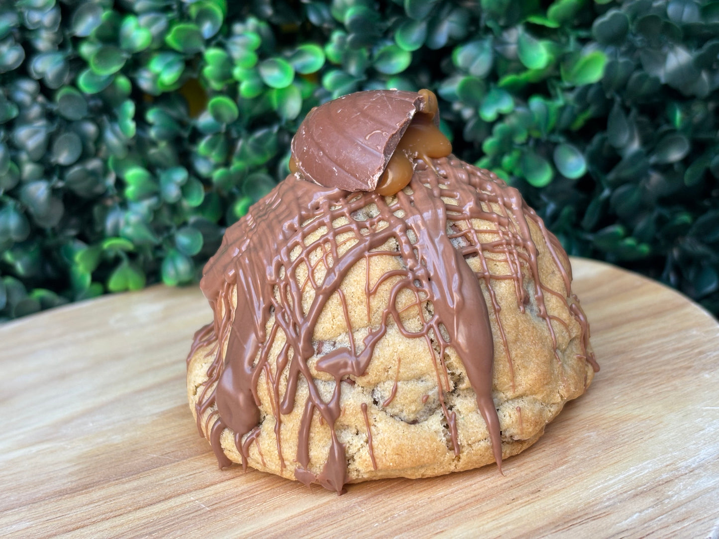 Cadbury’s Caramel Egg stuffed NYC Cookie