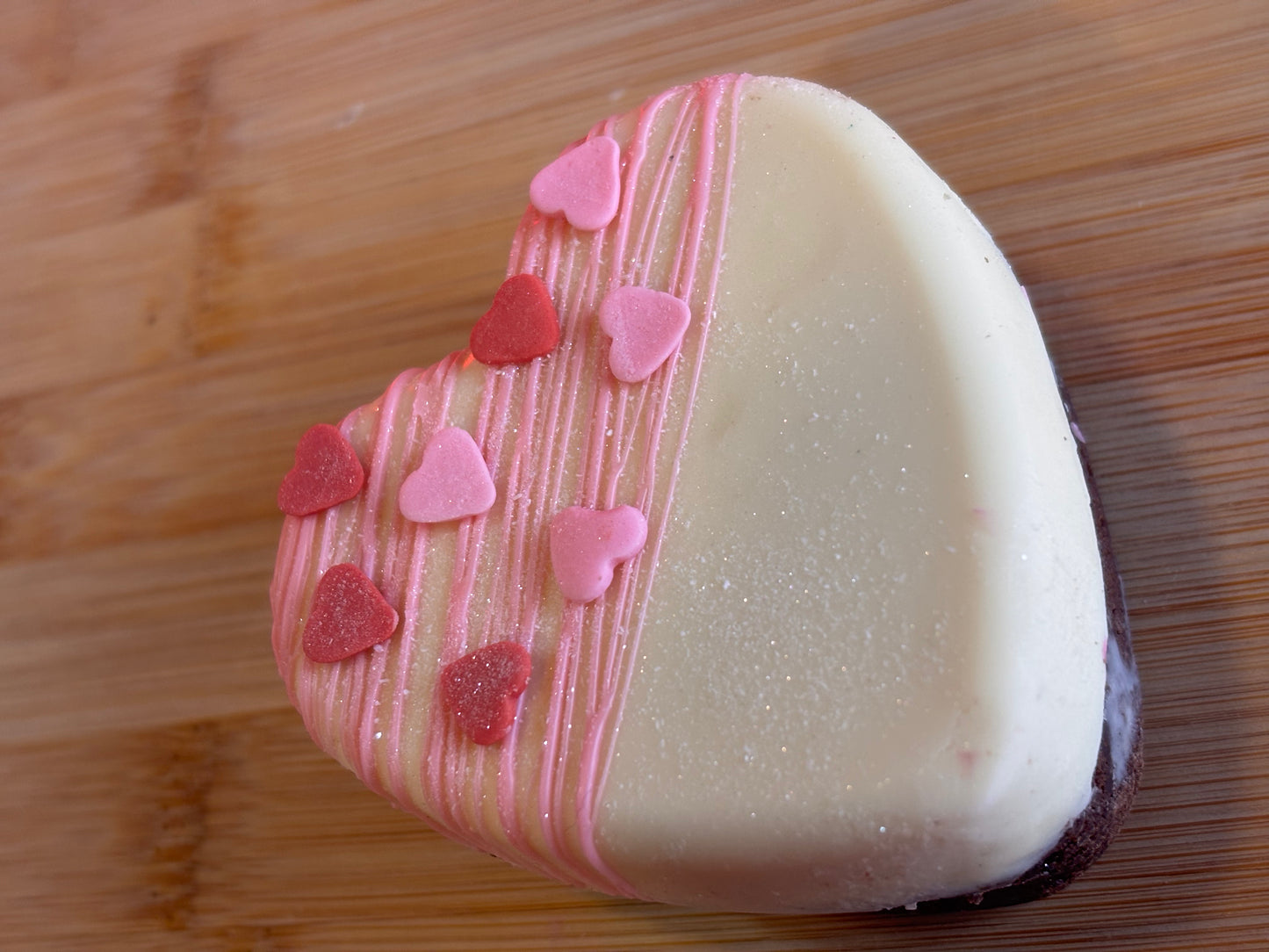 Valentine’s Brownie Heart (White)