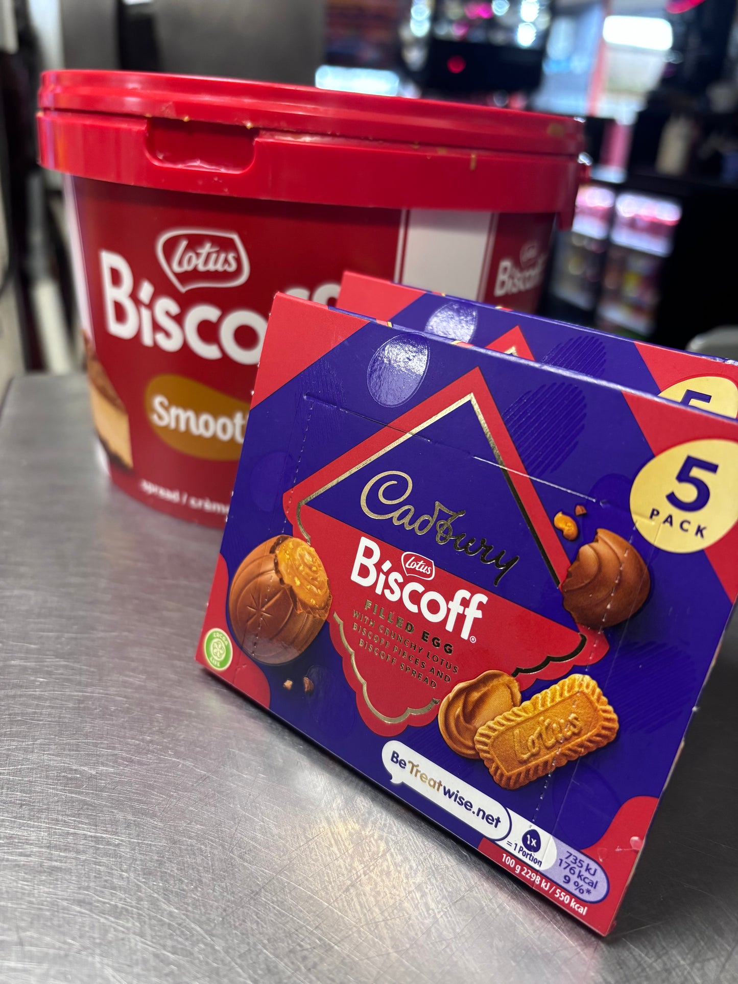 Lotus Biscoff Egg stuffed NYC Cookie