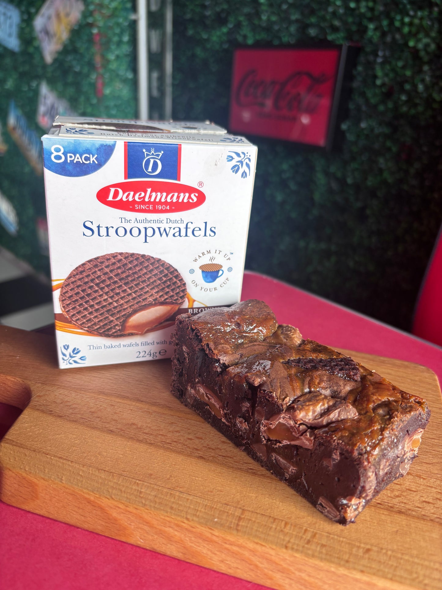 Caramel & Stroop Waffle Brownie