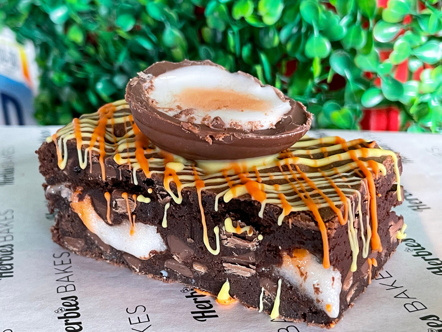 Creme Egg Brownie
