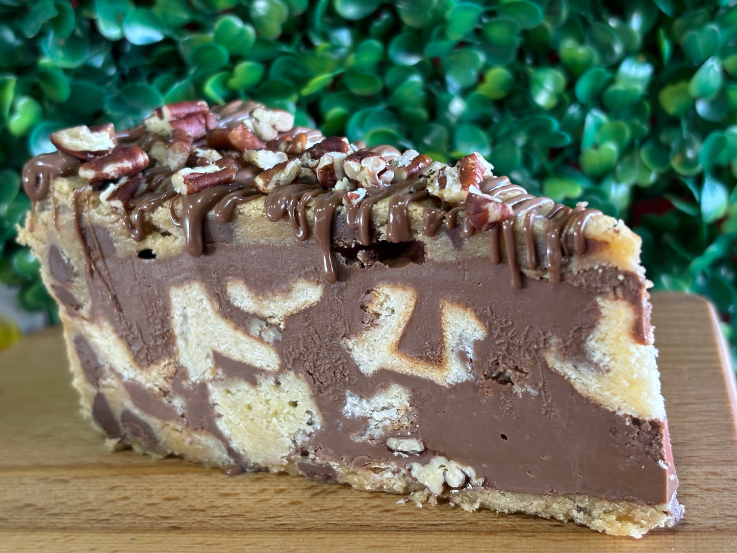 Maple, Pecan & Waffle Blondie Cookie Pie