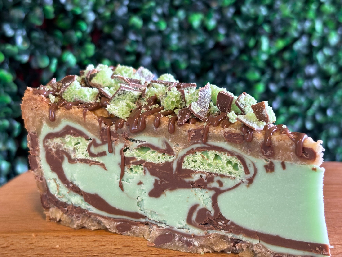 Mint Aero Cookie Pie