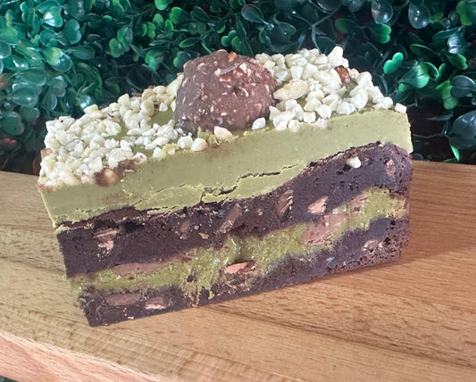 Ferrero Roche & Pistachio Brownie