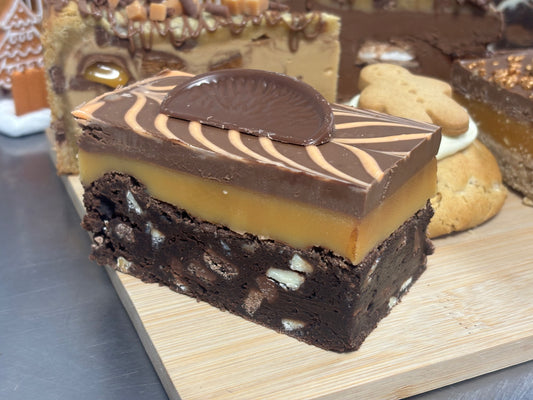 a NEW!! Chocolate Orange Brownie Millionaires