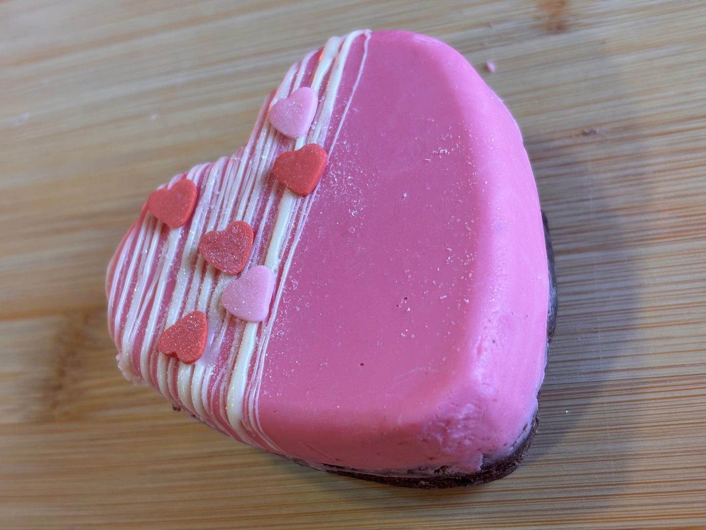 Valentine’s Brownie Heart (Pink)