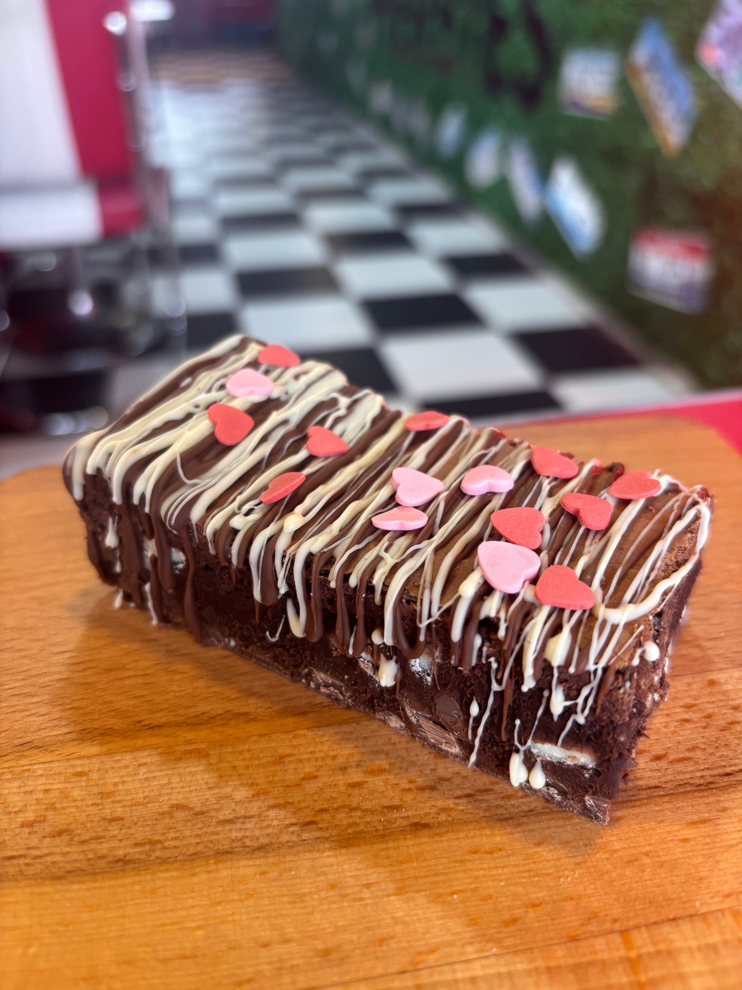 Triple Chocolate ‘Valentine’s’ Brownie