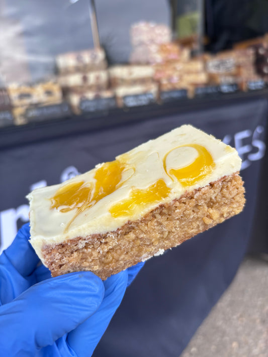 Lemon & White Chocolate Flapjack