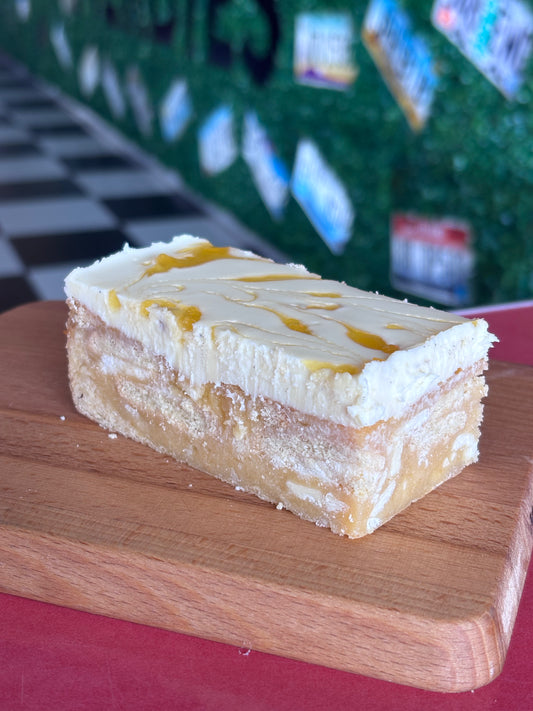 Custard Cream & Lemon Curd Blondie