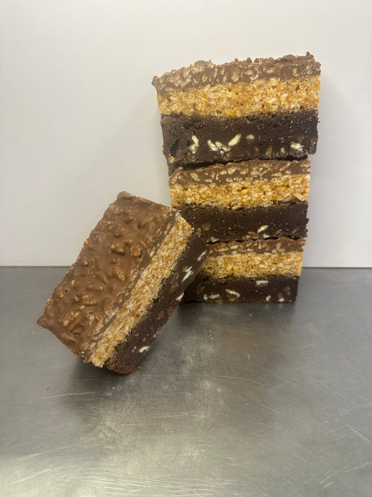 Brownie Toffee Krisp Bar
