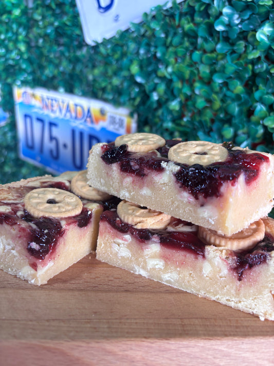 Apple & Blackcurrant Jammie Dodger Blondie
