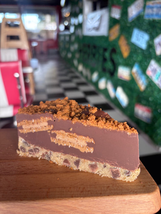 Lotus Biscoff & Espresso Cookie Slice