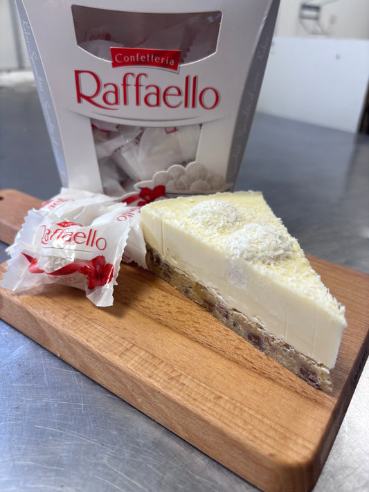White Chocolate Raffaello Cookie Slice