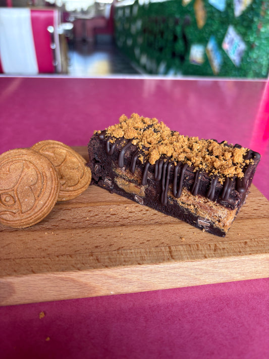 Espresso & Biscoff Brownie Bar