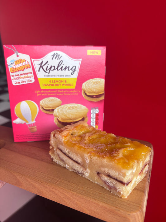 Raspberry & Lemon Viennese Blondie