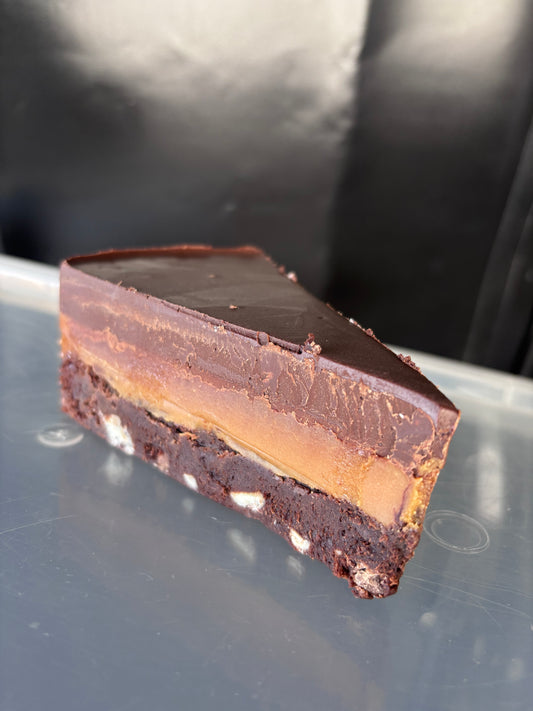 Brownie Millionaires Slice
