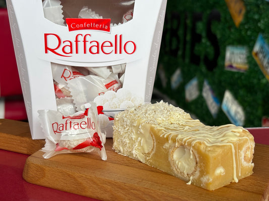 White Chocolate Raffaello Blondie