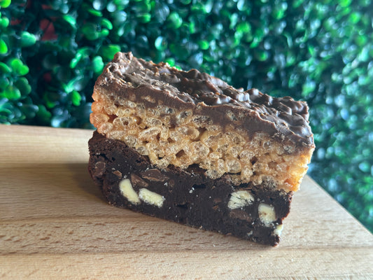 Brownie Toffee Krisp Bar